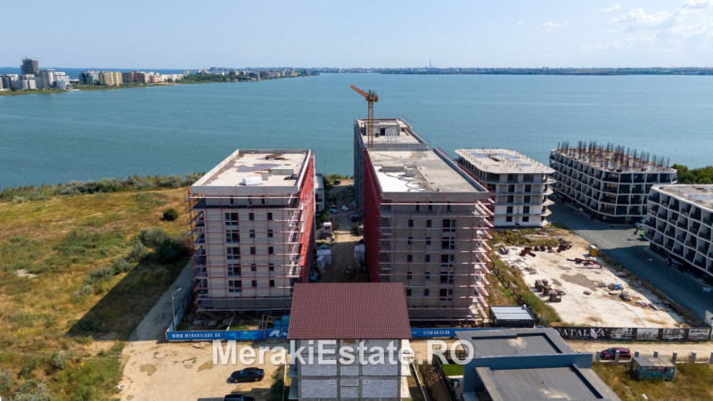 OFERTA PRET!Mamaia Nord-Apartament 3 Camere - Vedere Frontala La Lac - La Cheie