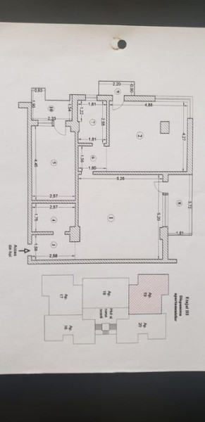 Apartament 2 Camere Decomandate - Zona Mamaia Nord - Gaze - Mobilat