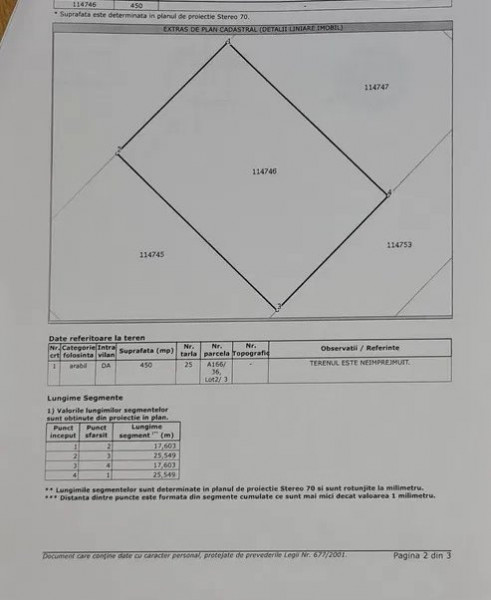 Teren - 450 MP - Mamaia Nord - Ideal Locuinta/Investitie