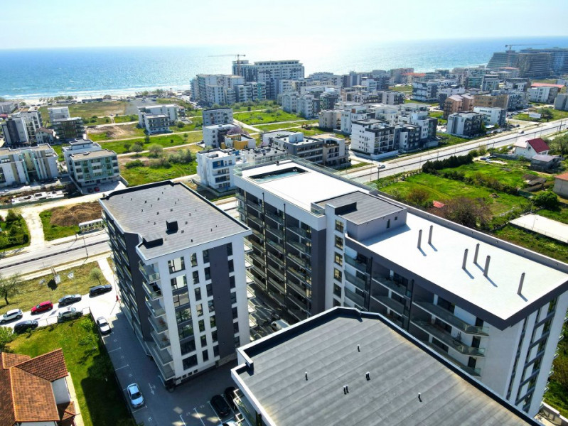 PRET PROMO! Mamaia Nord - Apartament 2 Camere In Resort Cu Piscina,SPA,Fitness 