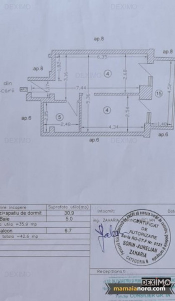 Studio - Mamaia Nord - Vedere Frontala La Mare - Etaj 1