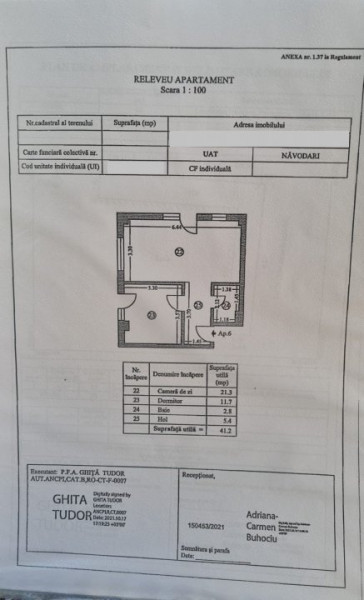Apartament 2 camere - Mamaia Nord - Complet utilat - Terasa 22 Mp