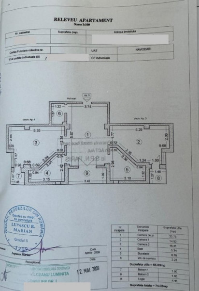 Apartament 3 Camere - Mamaia nord - Lidl - Etaj 1 - Mobilat Complet