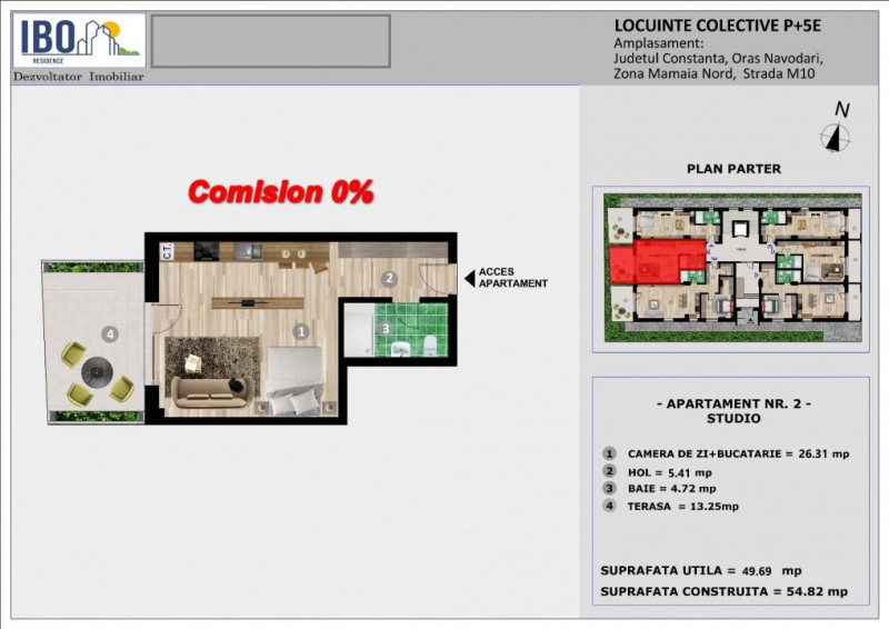Studio - Mamaia Nord - IBO RESIDENCE M10
