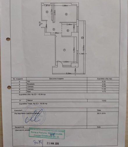 Apartament 2 Camere Decomandate - Statiunea Mamaia - Mobilat/Utilat